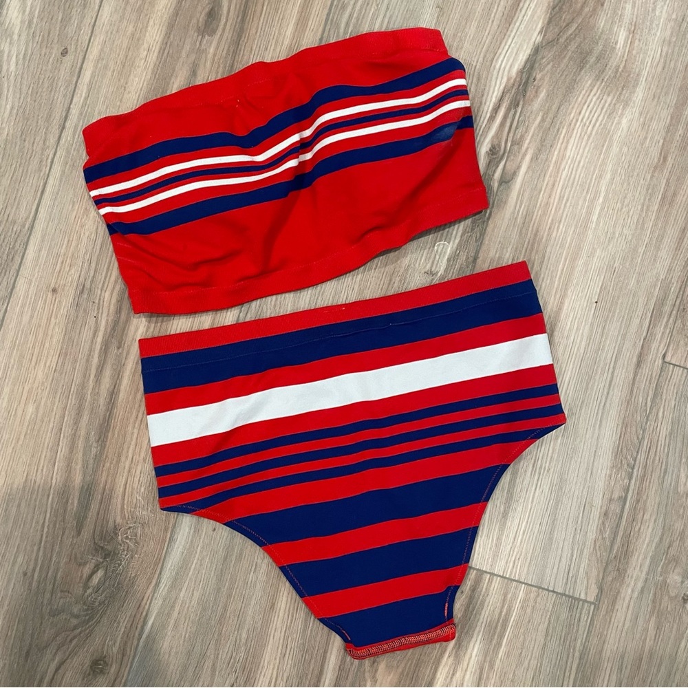 Like new AERIE two piece high waisted swim